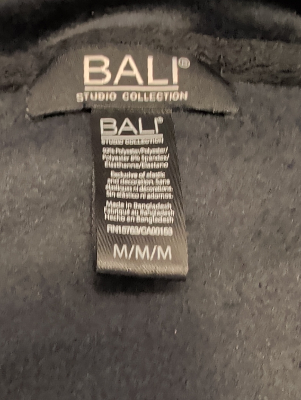 Bali Studio Collection Luxe Lounge Velour Pullover NWOT - Picture 5 of 7